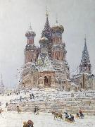 Nikolay Nikanorovich Dubovskoy Church of St. Basil oil